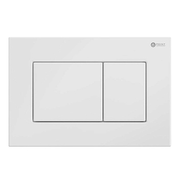 Клавиша смыва Point Ника PN44081W для инсталляции, белая
