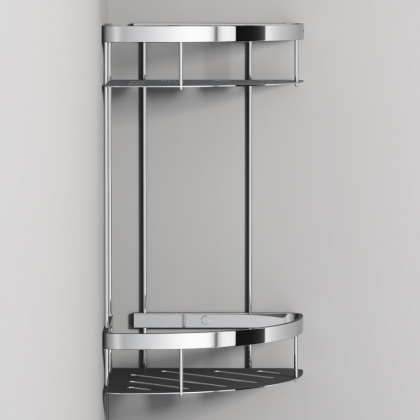 A7454200 Sense L Полка для душа угловая двухъярусная, хром A7454200 Sense L Полка для душа угловая двухъярусная, хром