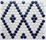 Мозаика PS2326-43 керамика глянцевая (23*26*5) 306*350
