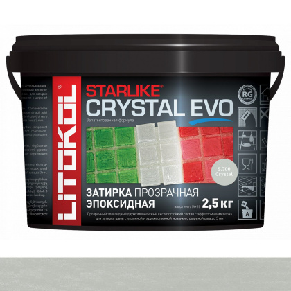Затирка эпоксидная STARLIKE CRYSTAL EVO, S.700 CRYSTAL 2,5кг