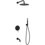 Душевой комплект SANCOS Select встраиваемый для душа, цвет черный матовый, арт. SC3004MB