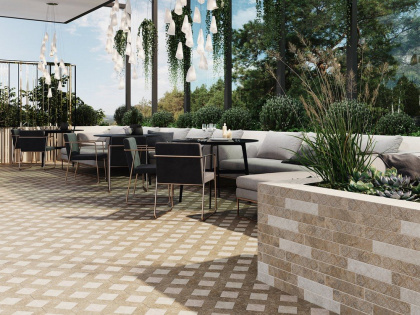 Декор OS\А122\26000 Брюссель 4 матовый 6*28.5*10 (уп\6шт), шт