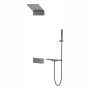Душевой комплект Futura VSFW-2F11TGM термостатический встраиваемый, 3 режима, вороненая сталь