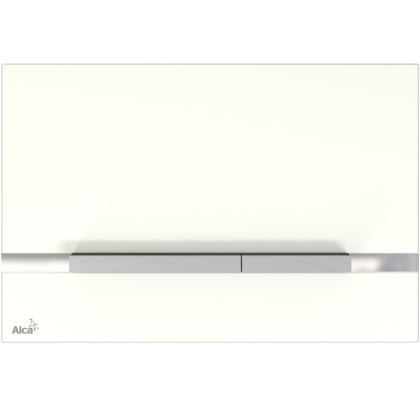 Кнопка управления для скрытых систем инсталляции, стекло-белый