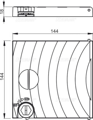 Крышка - серая Крышка - серая