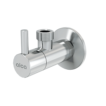 Угловой вентиль с фильтром 1/2"×1/2", круглый