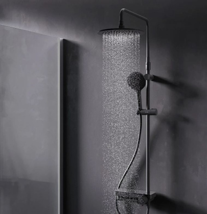 Душевая система Am.Pm Like F0780722 черная