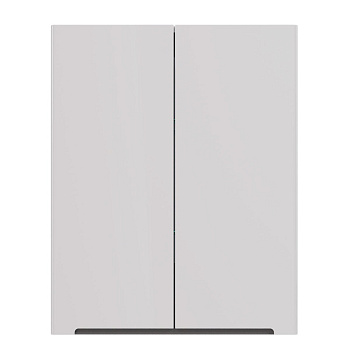 Шкаф Lemark BUNO 60см подвесной, 2-х дверный, цвет корпуса, фасада: Белый глянец