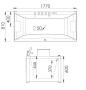 Акриловая ванна Gemy 175х80 G9076 K Акриловая ванна Gemy 175х80 G9076 K