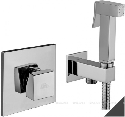 Смеситель с гигиеническим душем Paffoni KITDUP112NO (с внутренней частью)