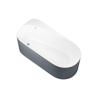 Акриловая ванна Allen Brau Priority 170x80 2.31001.21/BGM белая матовый/сине-серый, шт Акриловая ванна Allen Brau Priority 170x80 2.31001.21/BGM белая матовый/сине-серый, шт