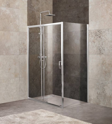 Душевой уголок BelBagno UNIQUE-AH-1-120/135-80-C-Cr Душевой уголок BelBagno UNIQUE-AH-1-120/135-80-C-Cr