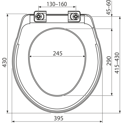 Сиденье для унитаза Antibacterial A6551 AlcaPlast Сиденье для унитаза Antibacterial A6551 AlcaPlast