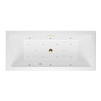 Ванна EXCELLENT Heaven Slim 180x80 "RELAX" (золото)