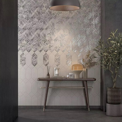 Декор Каламита 1 серый светлый 14x34x0,69 Декор Каламита 1 серый светлый 14x34x0,69