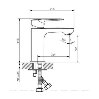 Смеситель для раковины Orange Sofi 2.0 M46-021cr