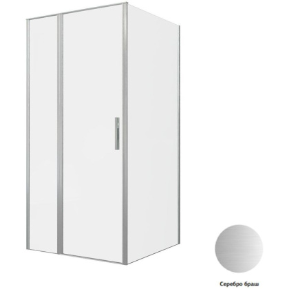 Душевой уголок Allen Brau Priority 100x100 3.31029.BA + 3.31047.BA серебро браш Душевой уголок Allen Brau Priority 100x100 3.31029.BA + 3.31047.BA серебро браш