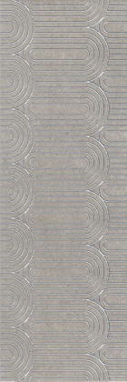 Декор OP\В201\12137R Безана серый обрезной 25*75*9 (уп\6шт), шт