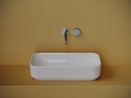 Умывальник чаша накладная прямоугольная Element 605*375*145мм