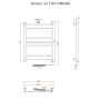 Полотенцесушитель Аспект эл ТЭН 3 80*60 (ЛЦ6)