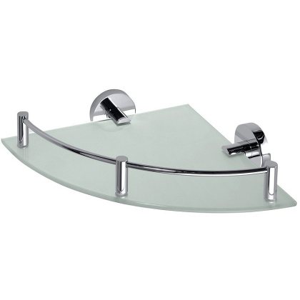 Полочка стеклянная угловая