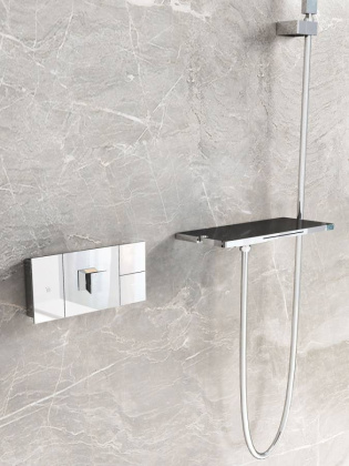 Душевой комплект Futura VSFW-2F11TCH термостатический встраиваемый, 3 режима, хром