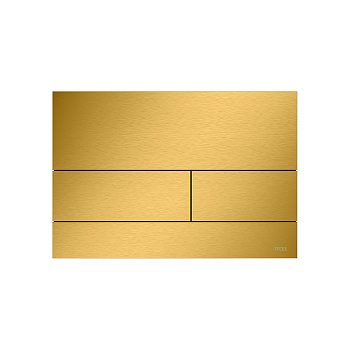 Металлическая панель смыва для унитазов TECEsquare с цветным PVD покрытием