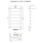 Полотенцесушитель Приоритет эл ТЭН 1 П 100*40 (ЛЦ2)