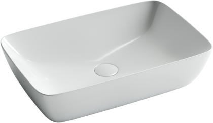 Умывальник чаша FORM накладная прямоугольная 580*380*145мм