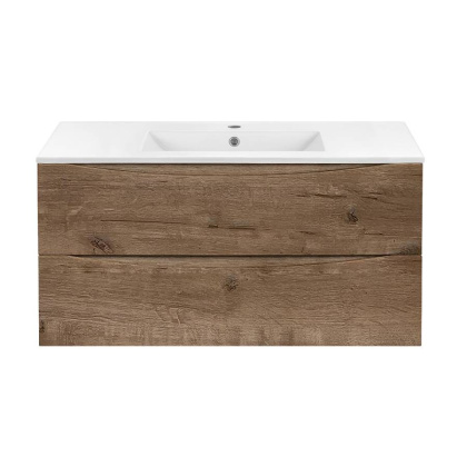 База под керамическую раковину Mia 1000 подвесная, 2 выкатных ящика soft close, V.Oak База под керамическую раковину Mia 1000 подвесная, 2 выкатных ящика soft close, V.Oak