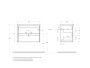 Тумба с раковиной подвесная BelBagno KRAFT 39-70 Bianco Opaco, раковина белая Тумба с раковиной подвесная BelBagno KRAFT 39-70 Bianco Opaco, раковина белая