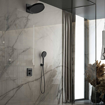 Душевой комплект Inspire VSFW-3I21MT3MB встраиваемый, термостатический, двухрежимный, черный