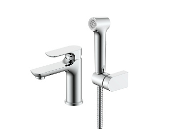 Смеситель Raglo с гигиеническим душем для умывальника  R03.12