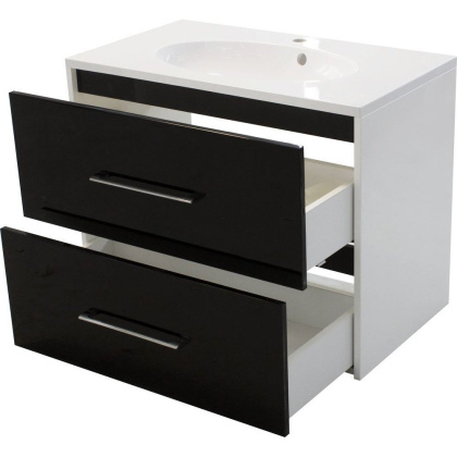 Тумба подвесная под умывальник Vegas 800х450 2 ящика (ШхГхВ) 798х446х607