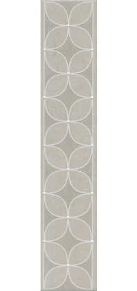 Бордюр AZ\A012\SG1712 Туф Бежевый светлый (40,2см*7,7см*8мм) (8шт/0,24м2) Матовый, шт