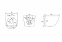 Комплект подвесной унитаз ABBER Bequem AC1100 белый с инсталляцией AC0105 и кнопкой AC0121 хром Комплект подвесной унитаз ABBER Bequem AC1100 белый с инсталляцией AC0105 и кнопкой AC0121 хром