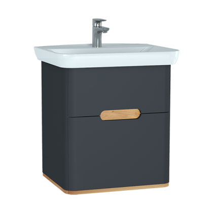 Тумба с раковиной Vitra Sento 65 60834