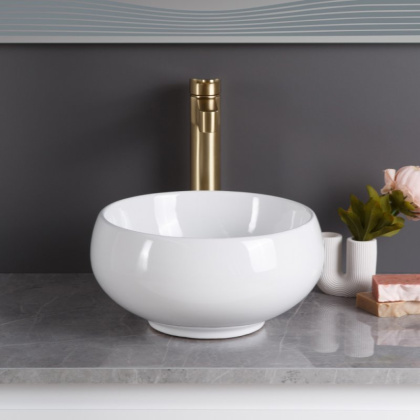 Раковина накладная керамическая круглая BB1114