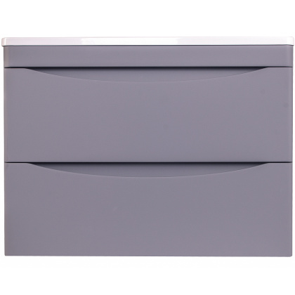 Тумба подвесная Creto Oro 70 см 24-HN70-GR серый люкс Тумба подвесная Creto Oro 70 см 24-HN70-GR серый люкс