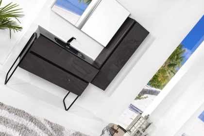 Пенал Vallessi 120*35*28,5cm Антрацит глянец 836-A glossy Boheme Пенал Vallessi 120*35*28,5cm Антрацит глянец 836-A glossy Boheme