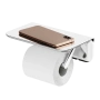 A30341500 Sensation, Держатель для туалетной бумаги с полкой, хром, шт A30341500 Sensation, Держатель для туалетной бумаги с полкой, хром, шт