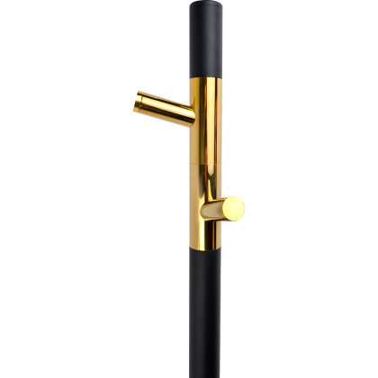 Полотенцесушитель электрический Vincea VTD-1DB1E 15х140, черный/золото, таймер