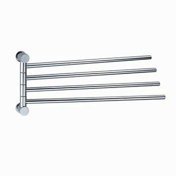 Держатель полотенец четверной, 40,5х17х3,1, хром, K-1034