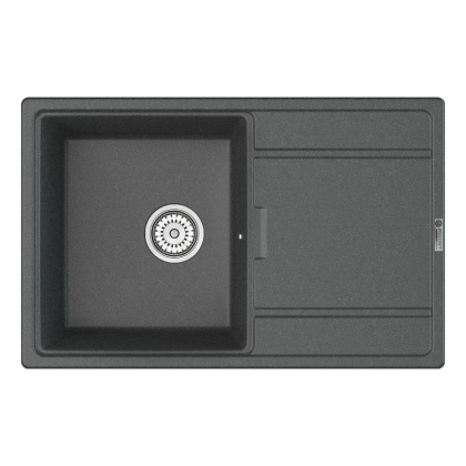 Мойка кухонная Point Лаура 78 PN3005GR, графит
