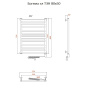 Полотенцесушитель Богема эл ТЭН 80*50 (ЛЦ20)