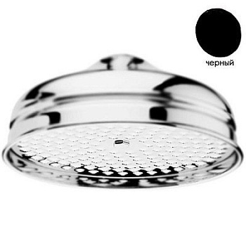 CZR-U-SP8-20-NOP Верхний душ, диаметр 20 см, исполнение черный матовый