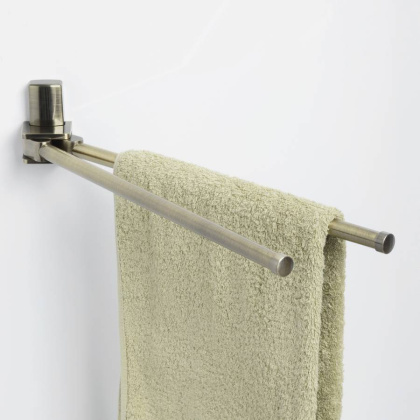 Держатель полотенец Exter двойной, 43,6х7,2х4,8 см, цвет бронза, K-5231