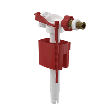 Впускной механизм с боковой подводкой и металлической резьбой для керамических бачков