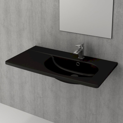 Раковина Taormina Arch, 850*460, 1 отв. смес., мат.чёрный,1020-004-0126, шт