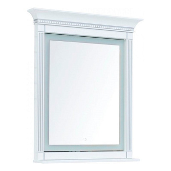 Зеркало Aquanet Селена 70 белый, серебро